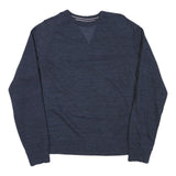 CHAMPION Mens Blue Cotton Blend Crew Neck L Sweatshirt Pullover Casual