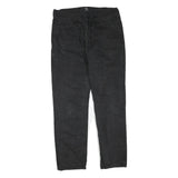 CARHARTT Womens Regular Black Denim Jeans Cotton Blend W34 L32 Classic Zip