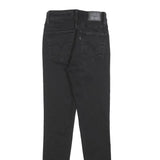 LEVI'S 721 Womens Jeans Black Slim Skinny Denim W24 L30 Zip Fit