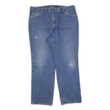 DICKIES Mens Blue Relaxed Straight Denim Medium W40 L32 Zip Cotton Blend Jeans
