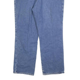 DICKIES Mens Blue Relaxed Straight Denim Medium W40 L32 Zip Cotton Blend Jeans