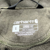 Vintage Carhartt Hoodie - Small Khaki Cotton
