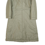 CARMA Womens Beige Puffer Jacket S Polyester Blend Long Sleeve Zip Closure