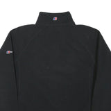 BERGHAUS Womens Black Pullover Outdoor Fleece Jumper Plain Crew Neck M Relaxed