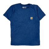 Age 10-12 Carhartt T-Shirt - Medium Blue Cotton