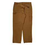 Dickies Carpenter Trousers - 36W 30L Brown Cotton