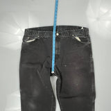 Dickies Carpenter Trousers - 38W 32L Grey Denim