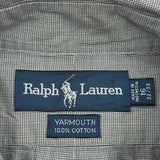 Yarmouth Ralph Lauren Shirt - Large Grey Cotton