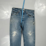 501 Levis Jeans - 32W 31L Blue Denim