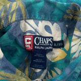 Chaps Ralph Lauren Floral Hawaiian Shirt - XL Multicoloured Cotton