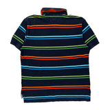 Tommy Hilfiger Striped Polo Shirt - Large Multicoloured Cotton