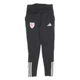 ADIDAS Mens Joggers Black S W26 L26 Regular Fit Tapered Leg Sports Training