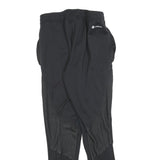 ADIDAS Mens Joggers Black S W26 L26 Regular Fit Tapered Leg Sports Training