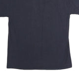 CHAMPION Mens Navy Blue Logo Graphic T-Shirt M Short Sleeve Crew Neck Cotton