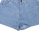 Womens Light Blue Denim Style Cotton Blend Shorts XS W24 Casual Summer Wear