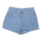 Womens Light Blue Denim Style Cotton Blend Shorts XS W24 Casual Summer Wear