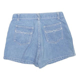 Womens Light Blue Denim Style Cotton Blend Shorts XS W24 Casual Summer Wear