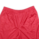 STARTER Mens Red Casual Mesh Sports Shorts L W34 Athletic Polyester