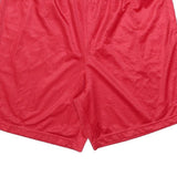 STARTER Mens Red Casual Mesh Sports Shorts L W34 Athletic Polyester