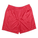 STARTER Mens Red Casual Mesh Sports Shorts L W34 Athletic Polyester