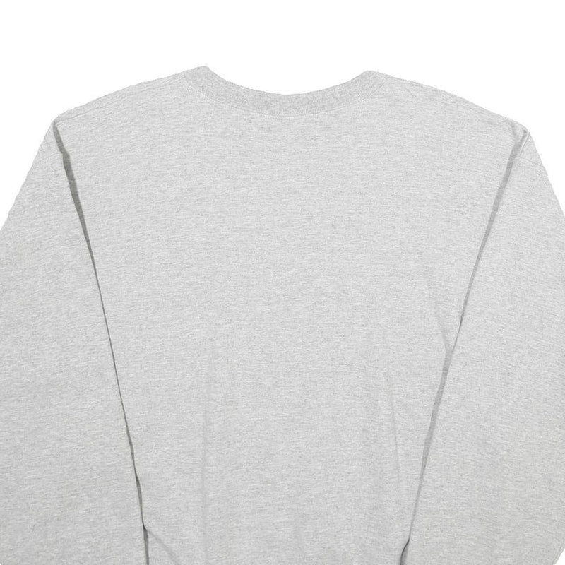 CHAMPION Mens Grey Avon Softball Crew Neck M Cotton Blend Sweatshirt