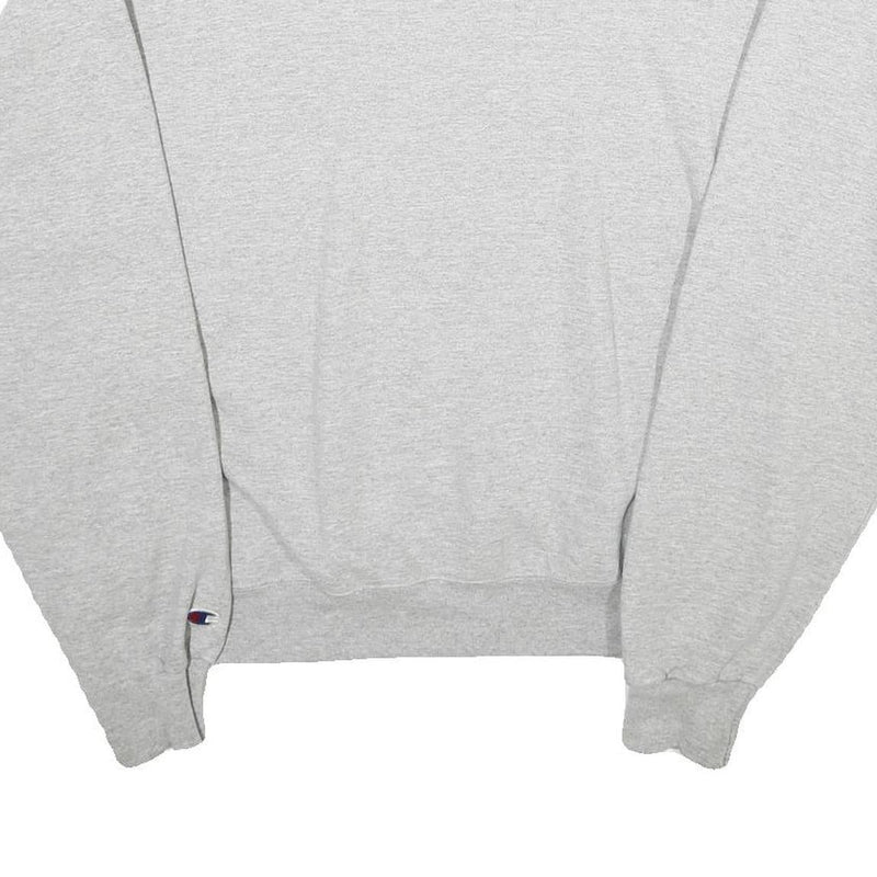 CHAMPION Mens Grey Avon Softball Crew Neck M Cotton Blend Sweatshirt