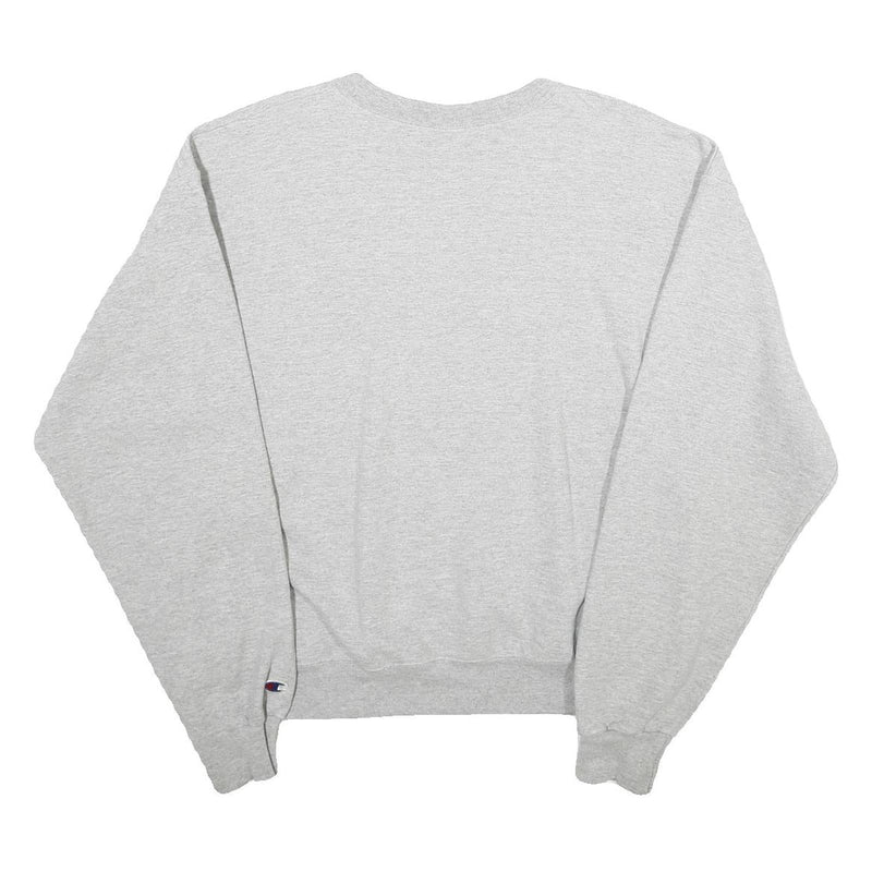 CHAMPION Mens Grey Avon Softball Crew Neck M Cotton Blend Sweatshirt