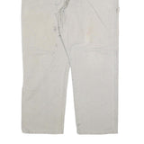 CARHARTT Mens Regular Fit Beige Cotton Blend Straight Leg Trousers W38 L30