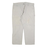 CARHARTT Mens Regular Fit Beige Cotton Blend Straight Leg Trousers W38 L30