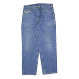 CARHARTT Mens Jeans Blue Relaxed Straight Denim Medium W36 L30 Casual Workwear