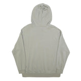 NIKE Womens Grey Hoodie M Cotton Blend Casual Pullover Sweatshirt