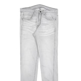 LEVI'S 511 Slim Mens Jeans Light Blue Slim Skinny Denim W32 L34 Zip Cotton Blend