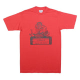 HANES Mens Red Graphic T-Shirt M Short Sleeve Crew Neck Annual Tire Rodeo