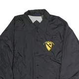 LUNA PIER Mens Black Yellow 1st Cavalry Division Button Jacket XL Polyester
