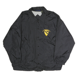 LUNA PIER Mens Black Yellow 1st Cavalry Division Button Jacket XL Polyester