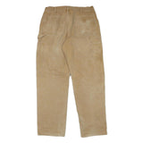 CARHARTT Mens Cotton Blend Beige Straight Regular W30 L32 Workwear Trousers