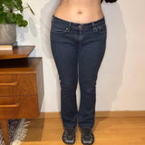 Levis Skinny Jeans - 32W UK 10 Blue Cotton Blend