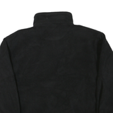 Mens Black Polyester Blend Jacket 2XL Plain Zip Closure Warm Casual Outerwear