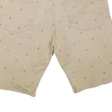 CARHARTT Mens Shorts Beige Casual Printed L W36 Cotton Blend Relaxed Fit