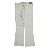 Levis Boot Cut Jeans - 33W UK 12 White Cotton