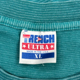 Oakland Trench Single Stitch T-Shirt - XL Green Cotton