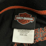 Barnett Harley Davidson El Paso, Tx Harley Davidson Polo Shirt - 2XL Black Cotton