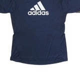 ADIDAS Mens Blue & Yellow LA Galaxy Football Shirt L Short Sleeve Crew Neck