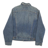 LEVI'S Mens Blue Denim Jacket M Cotton Blend Button Casual Classic Fit