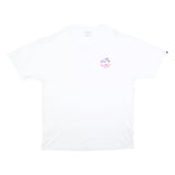 VANS Mens White Graphic T-Shirt 2XL Short Sleeve Crew Neck Off The Wall