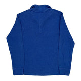 Age 10-12 Polo By Ralph Lauren 1/4 Zip - Medium Blue Cotton