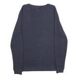 HILFIGER DENIM Mens Navy Blue Crew Neck 2XL Cotton Sweatshirt Pullover Casual