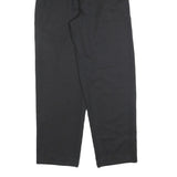 Womens Black Relaxed Fit Zip Closure Trousers W26 L30 Classic Style
