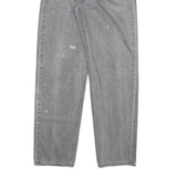 LEVI'S Mens Regular Grey Denim Button Jeans W30 L33 Classic Fit Casual Wear