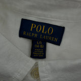 Age 14-16 Polo By Ralph Lauren Short Sleeve Shirt - Large White Cotton